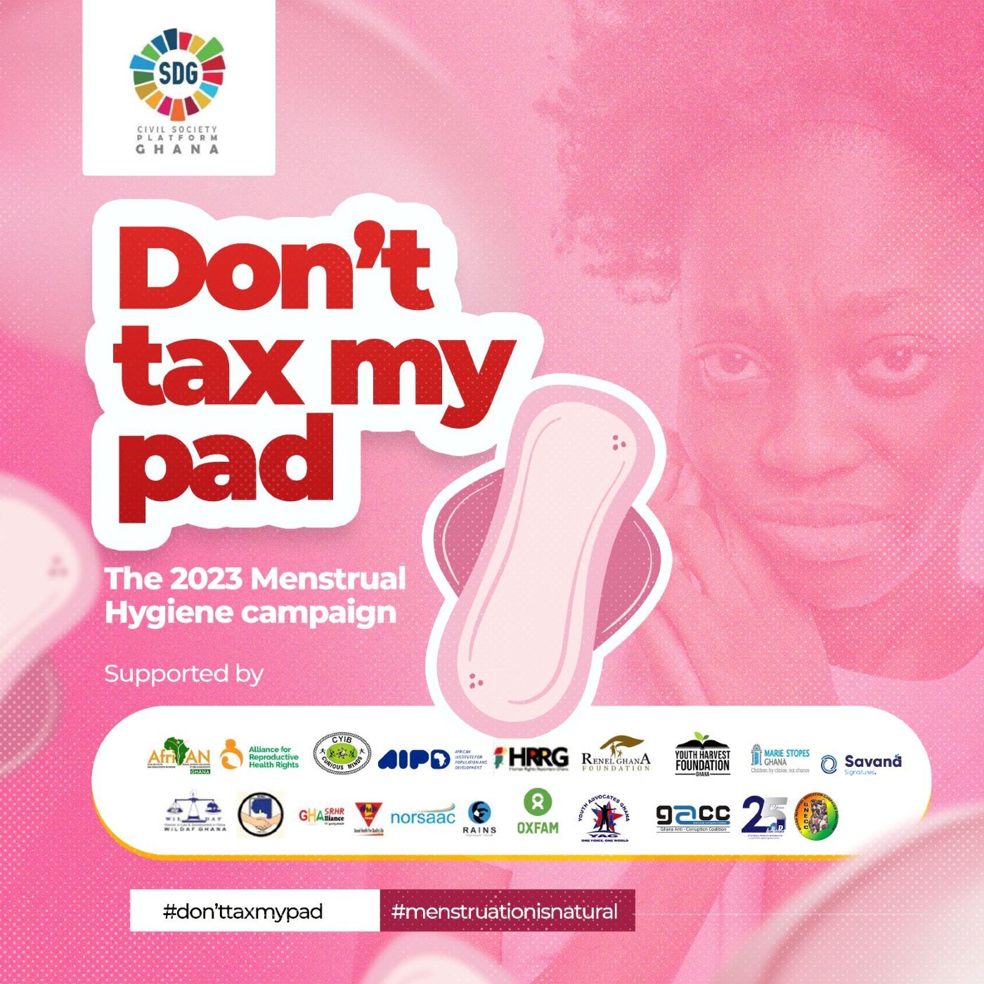DontTaxMyPad Campaign